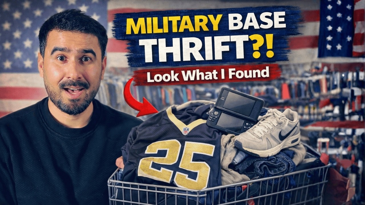 Thrifting Inside a Military Base Thrift Store — Hidden Gems?