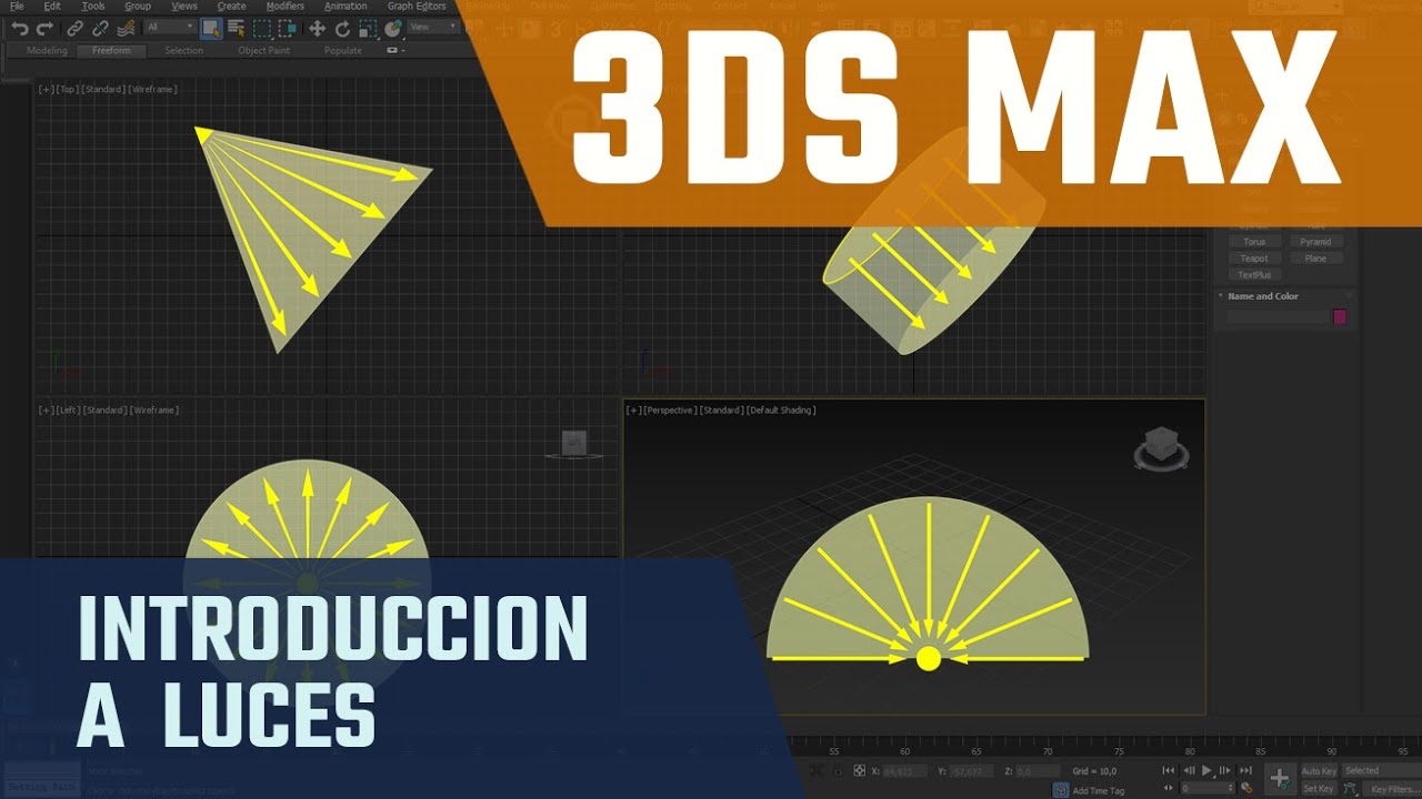 3DS Max | Introducción a Luces [Tutorial]