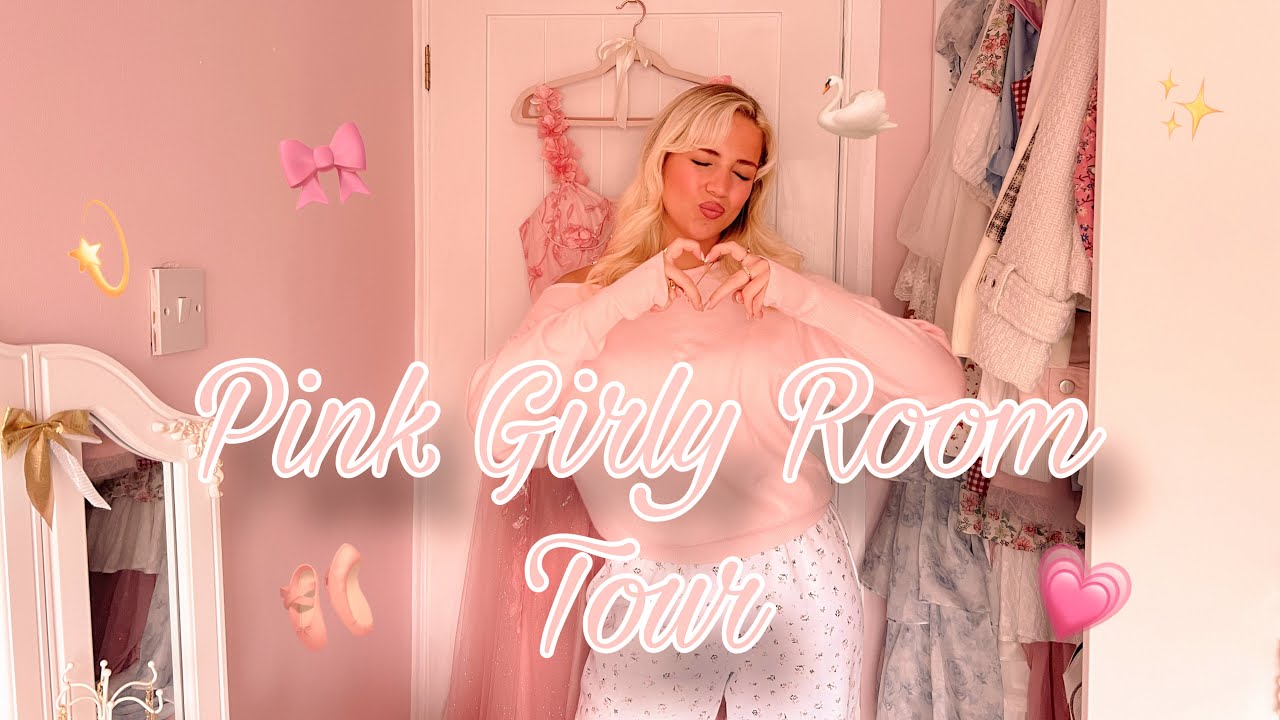 Pink Girly Room Tour🎀🦢🩰💫✨