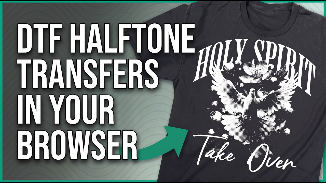 This Software is So Easy to Create DTF Halftone Transfers in your Browser.