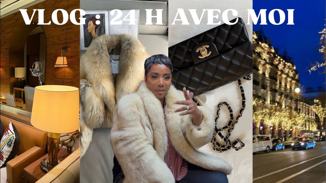 VLOG LUXURY MODE : 24 H AVEC MOI (shopping, salon du vintage , chill )