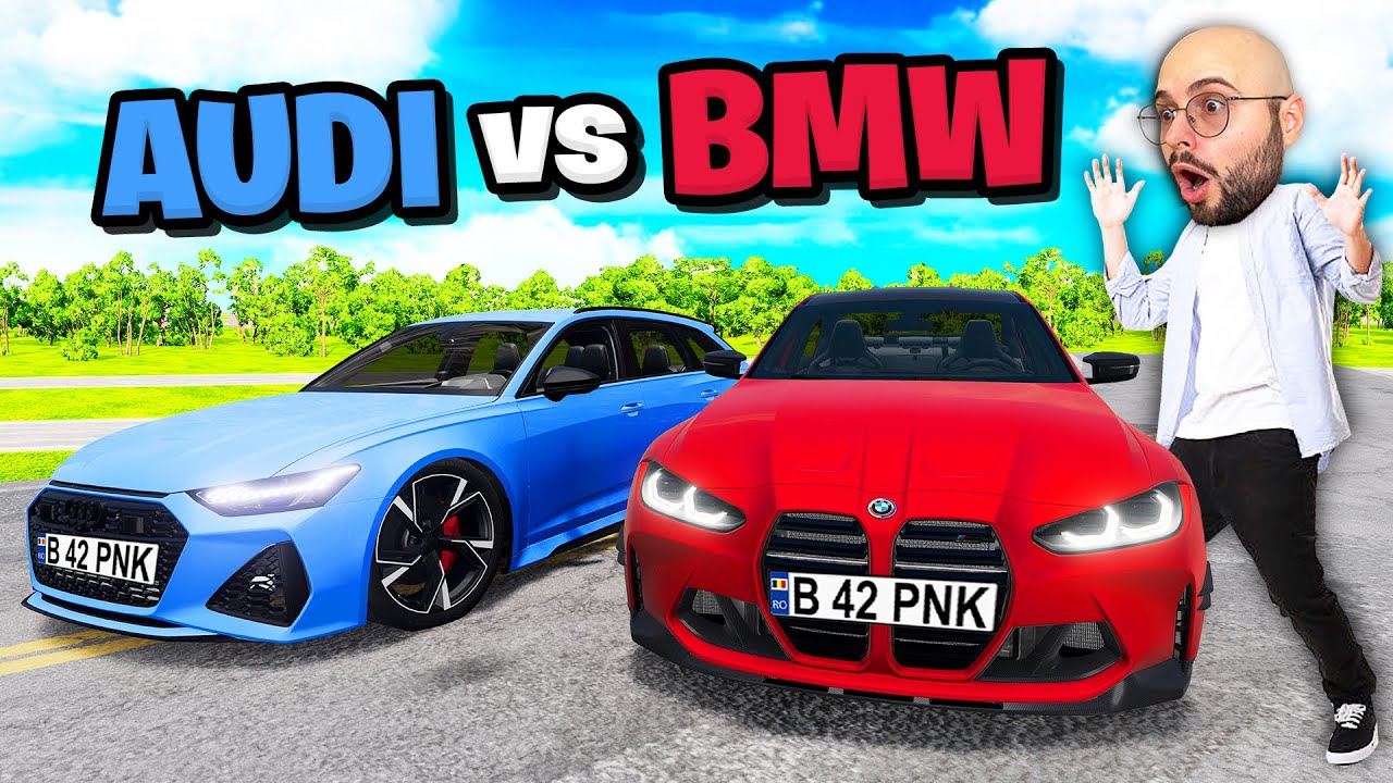 Audi VS BMW pe BeamNG.drive! Facem TESTUL de DURABILITATE