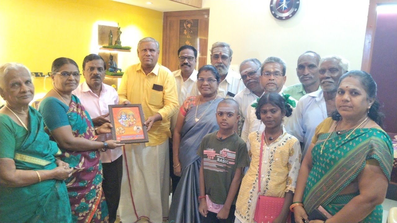 40வது ஆண்டு திருமண நாள் முன்னிட்டு ரவிச்சந்திரன் இல்லத்தில் கம்பராமாயண பாராயணம் இனிதே நடைபெற்றது