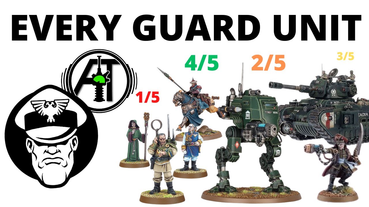 Rating Every Astra Militarum Unit! Mordian Glory + Auspex Tactics Talk Imperial Guard...
