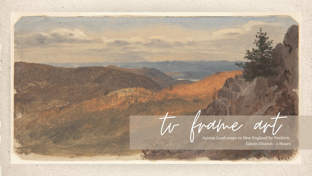 Frame TV Oil Painting Background | Autumn Landscape | Art Screensaver for TV | One Scene - 2 Hours