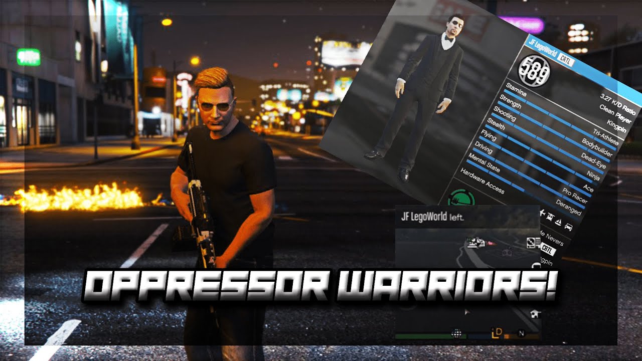 PATHETIC Oppressor Warriors Kill Low Levels So I Make Them Leave [3vs1] | GTA ONLINE