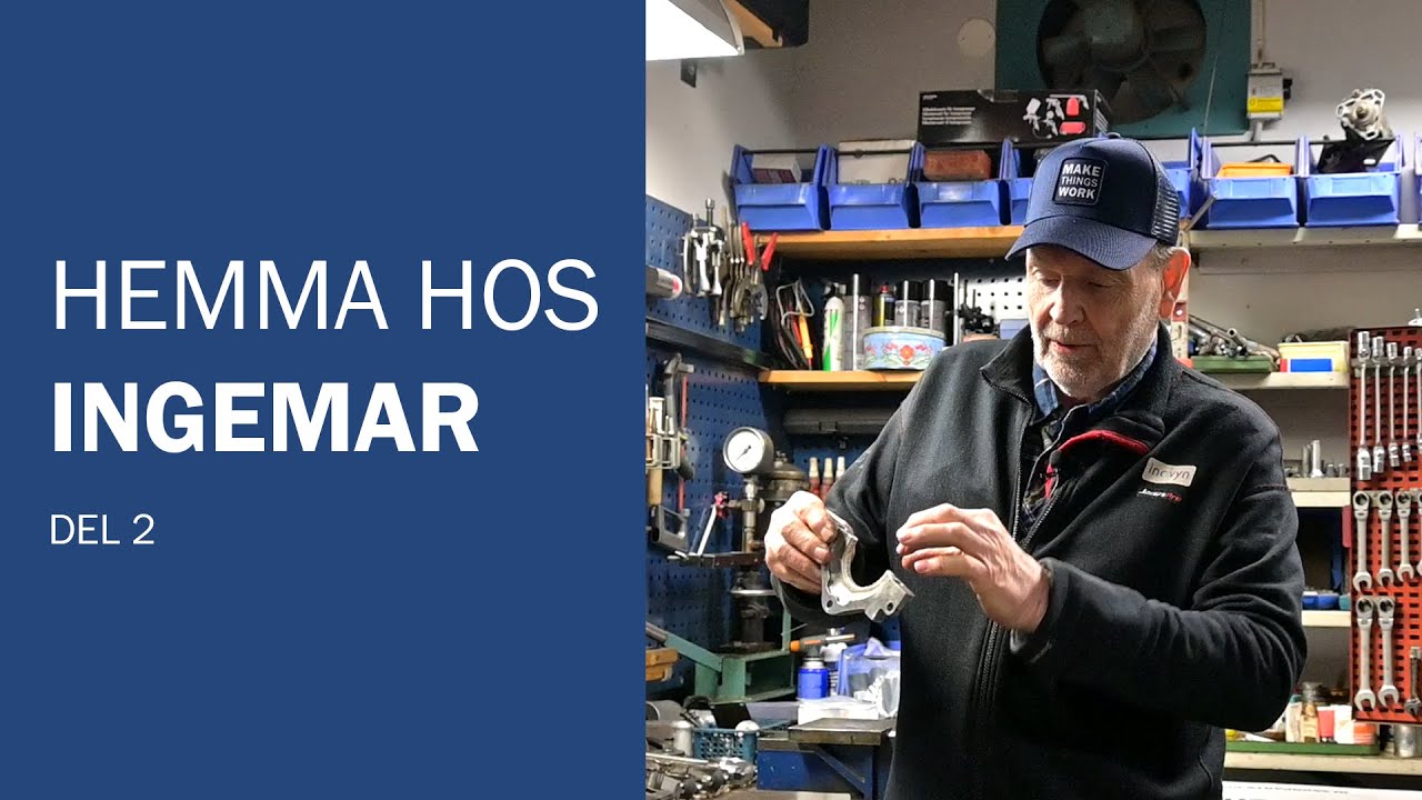 Hemma hos – Mekanikern Ingemar. Motorrenovering Perkins 3.152 – Del 2 – Renovering pågår