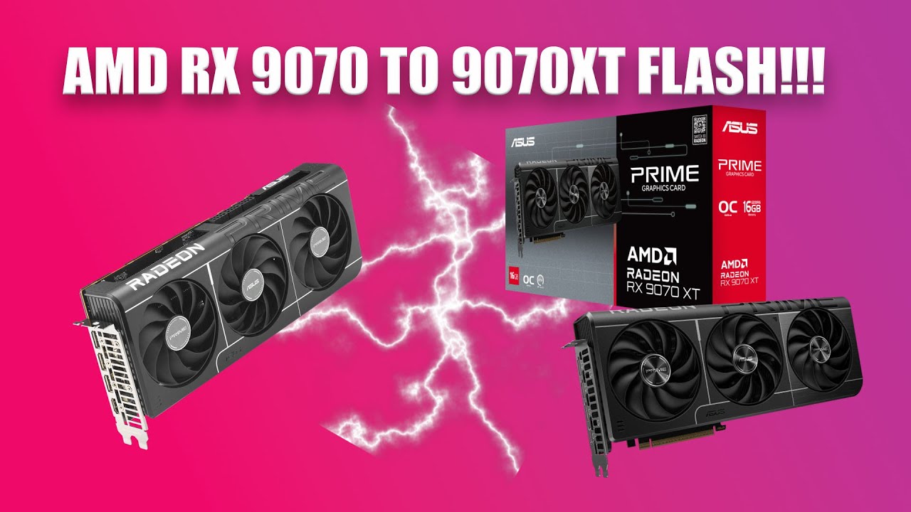 RX 9070 to 9070XT BIOS FLASH &mdash; программное обеспечение для прошивки