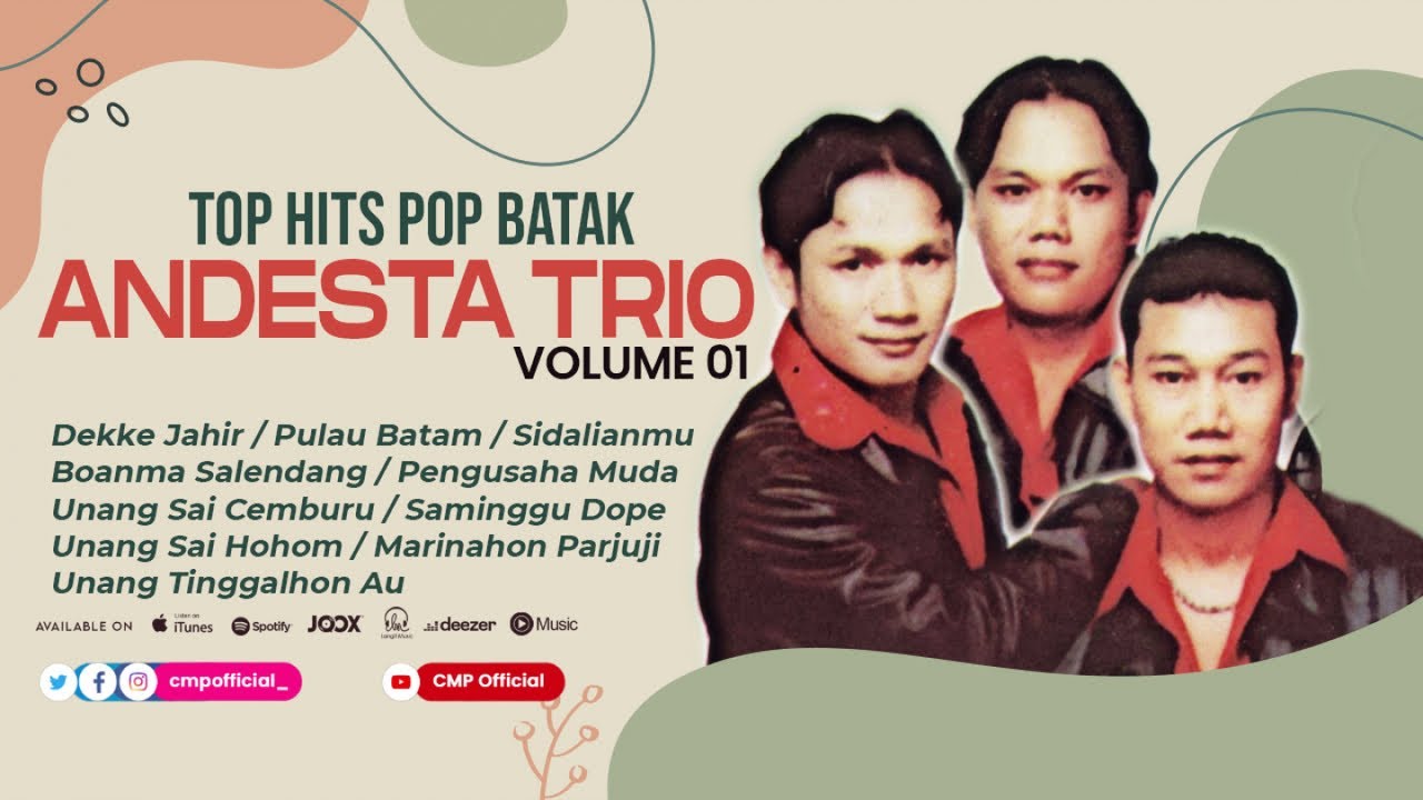 Andesta Trio - Full Album Top Hits Pop Batak Volume 01