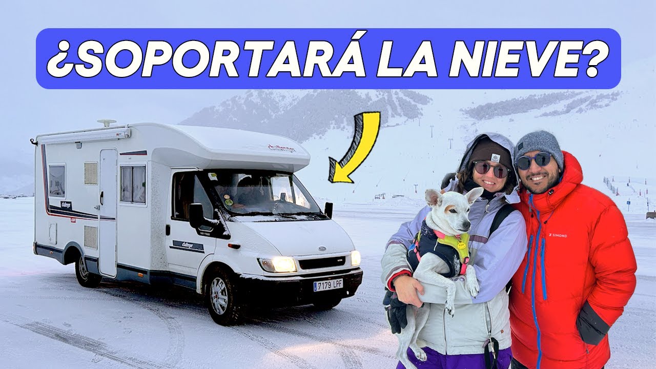 ❄️🚐 ASÍ pasamos NAVIDAD en la NIEVE viviendo en una AUTOCARAVANA ¿Pasaremos FRÍO?🎄🎅🏼