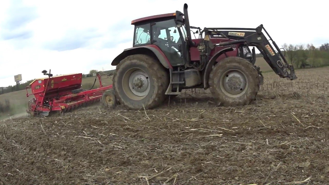 Siew bezorkowy 2016 |Case MXM 175 & Vaderstad Rapid 300S Super XL|
