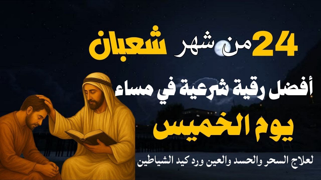 أفضل رقية شرعية في مساء يوم الخميس-24 من شهر شعبان لعلاج الحسد والسحر والعين وتحصين البيت والأولاد