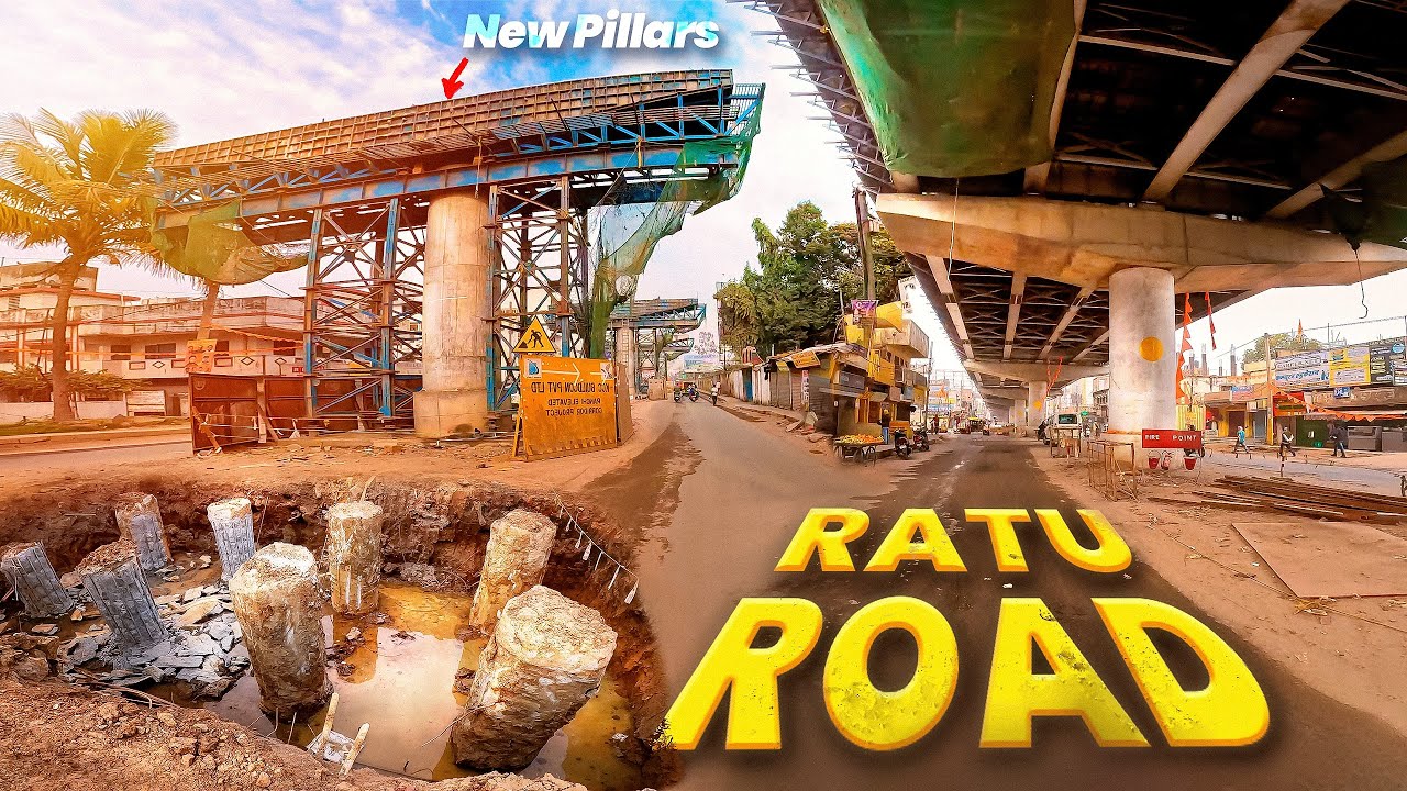 New Work Progress at Ratu Road to Piska More Flyover Construction