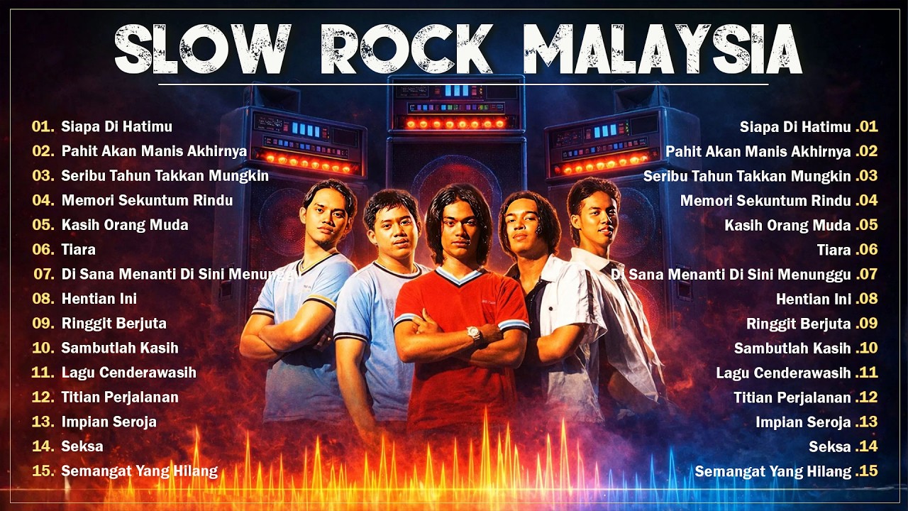Lagu Slow Rock Malaysia 80-90an Terbaik 🦅 Rock Kapak Lengenda (Spoon, Ukays, Xpdc)