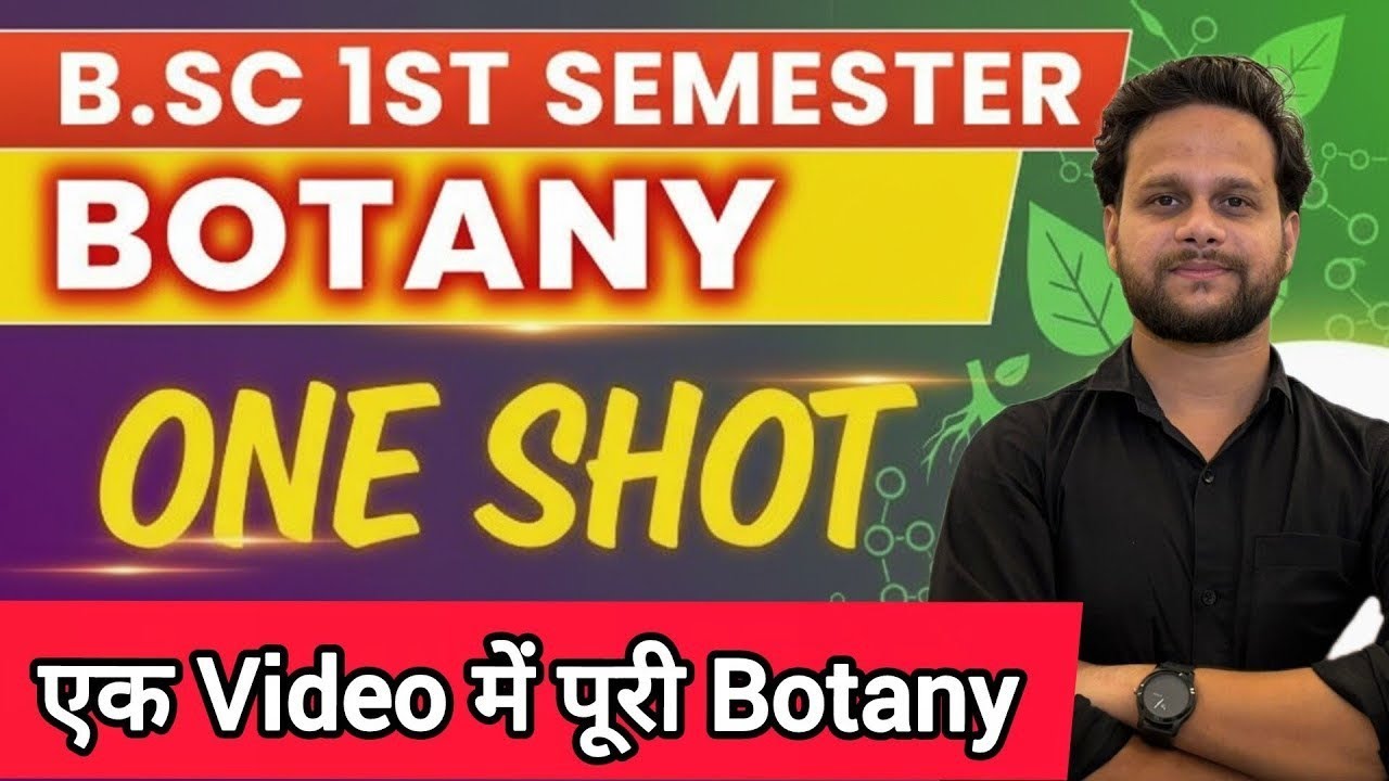 B.Sc.1st Sem Botany One Shot​ Microbiology and Plant Pathology Notes #botany #mjpru #bsc #bscbotany