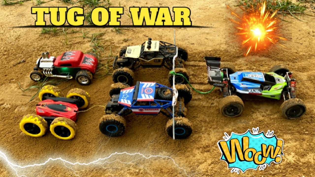 4 RC Cars vs Wltoys 144001 | Remote Control Car | RC Car Video