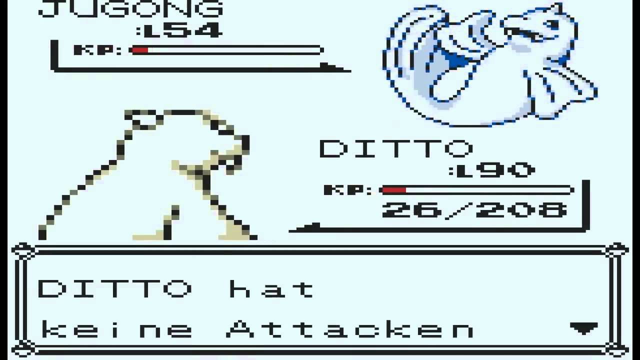 Retro Gaming: Pokemon Gelb - 6 Dittos vs Top4 [Teil 1 / 4]