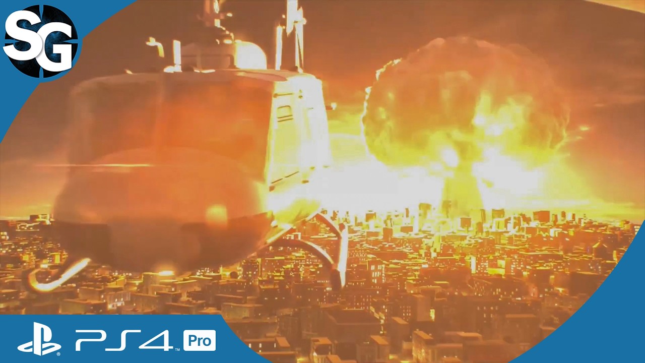 Raccoon City Thermobaric Missile (Nuke) Scene | Resident Evil 3 Remake
