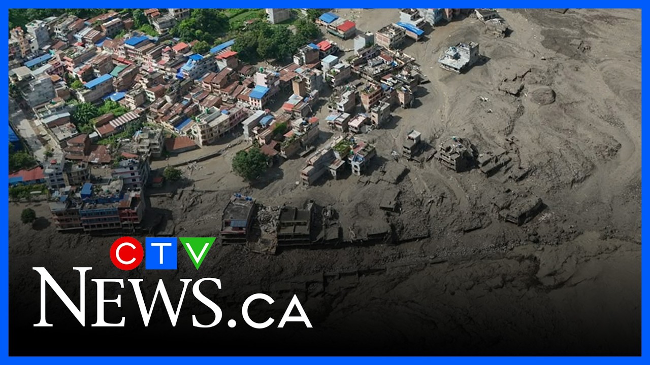 Mudslide engulfs Nepal-China border crossing as people attempt to flee
