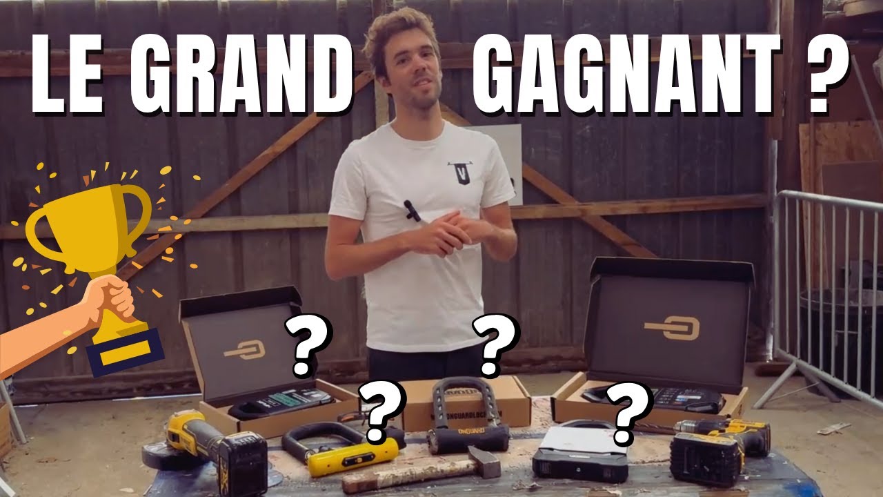 Quel gagnant parmi les antivols anti meuleuse ?