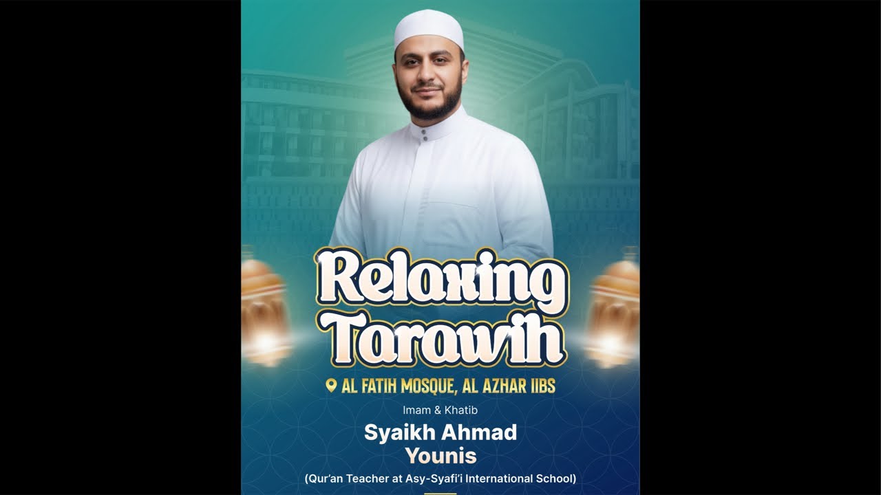 [LIVE] LECTURE AL AZHAR With Syaikh Ahmad Younis & Ust Sabil
