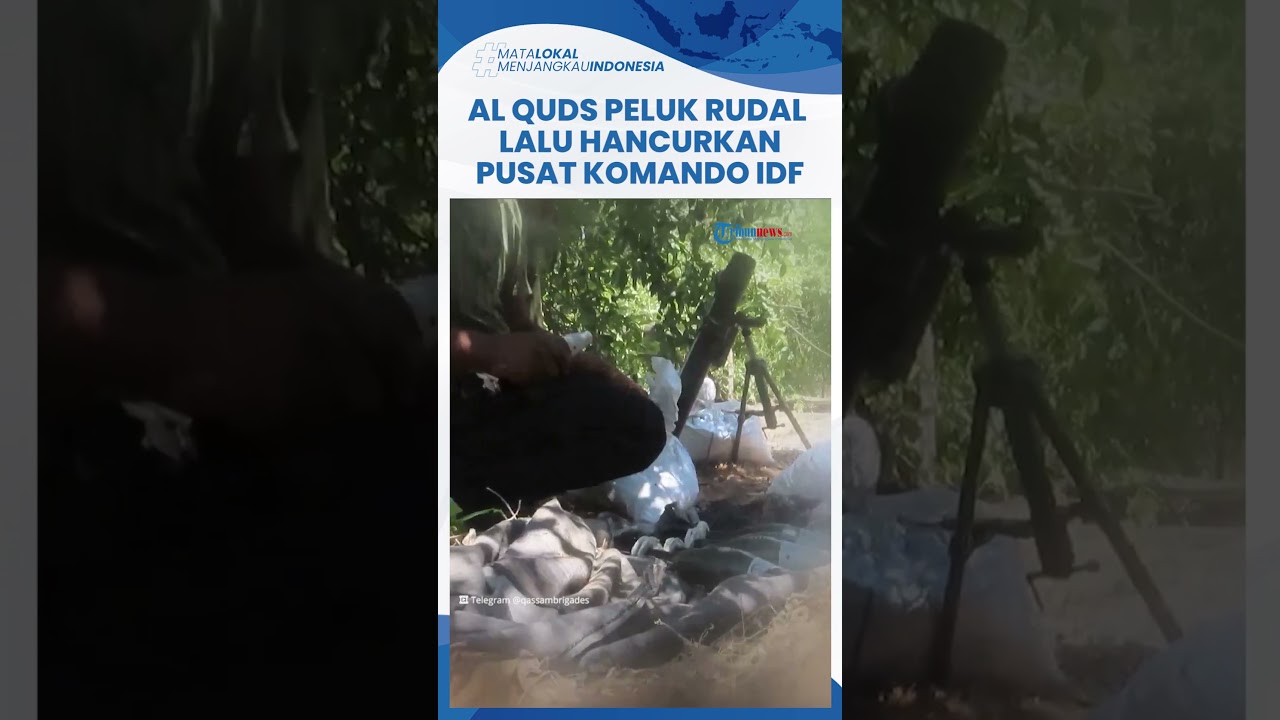 Brigade Al-Quds Peluk Rudal lalu Lesatkan Serangan Hancurkan Pusat Komando & Kendali Tentara Israel