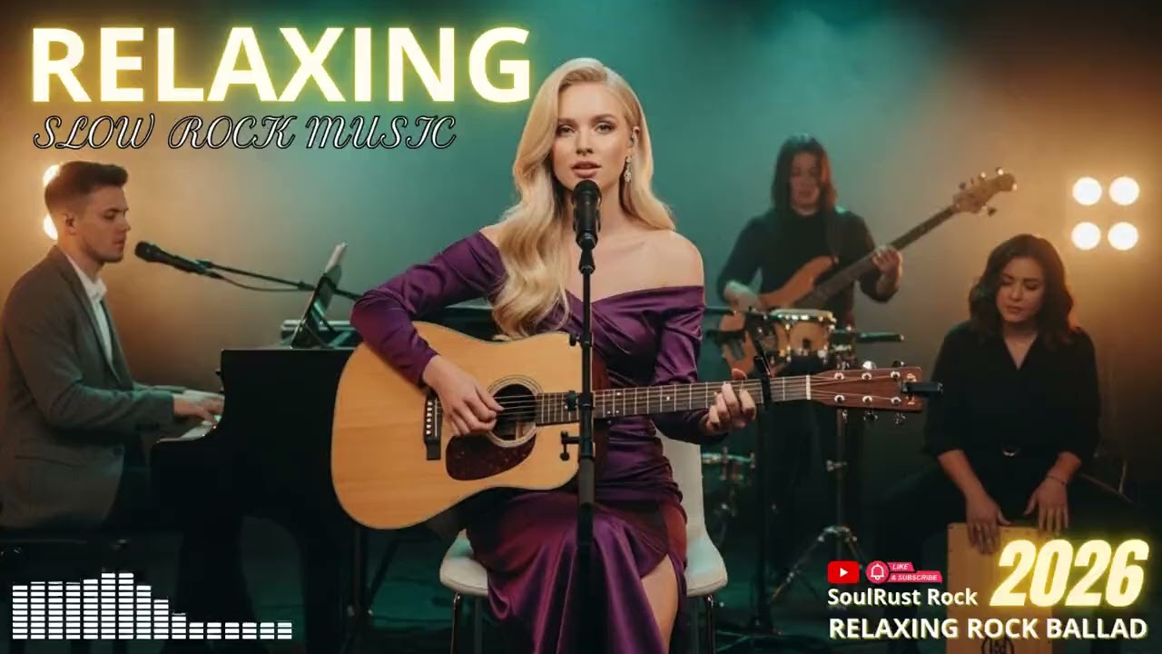 🎼 Slow Rock Music 2026 – Calm Between Heartbeats | Warm Rock Music for Deep Rest