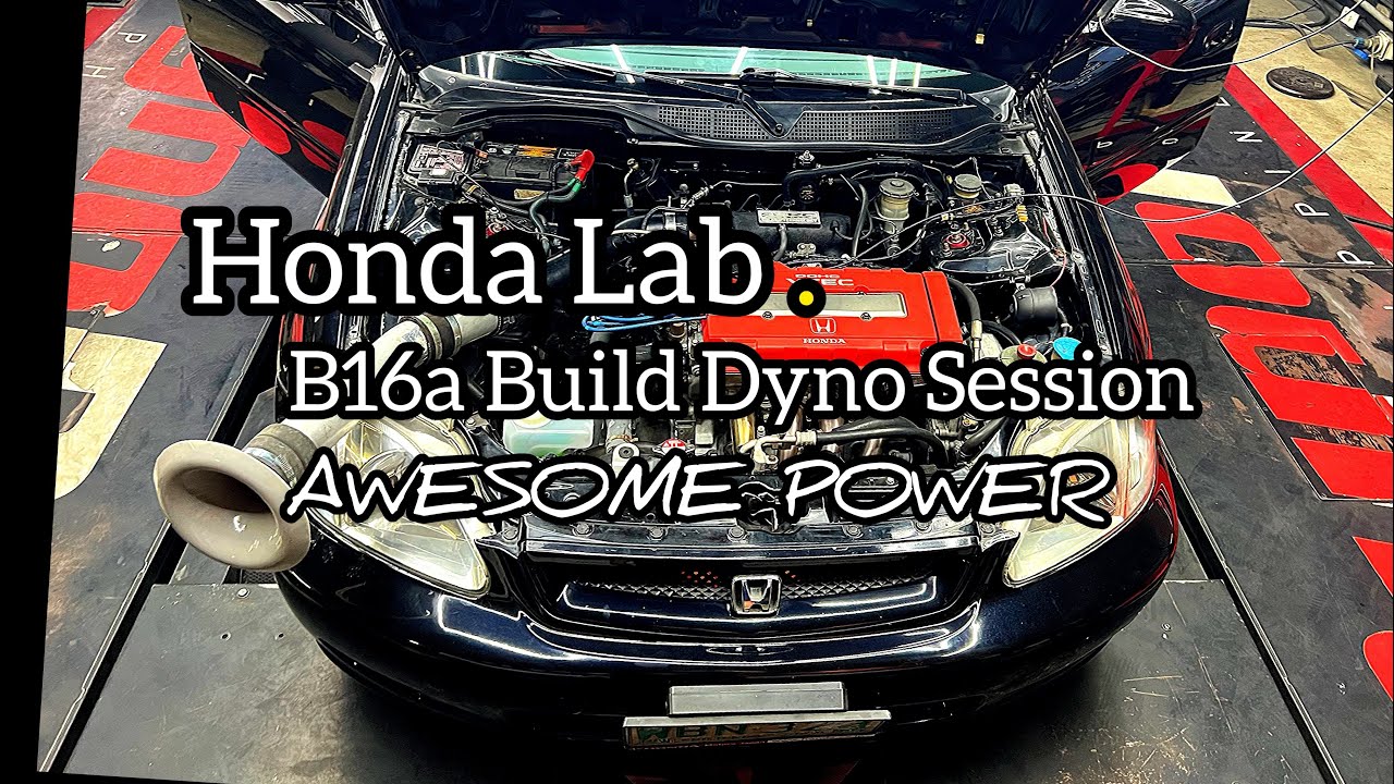 Honda Lab's B16a Dyno Session assisted by SRDmotorsports