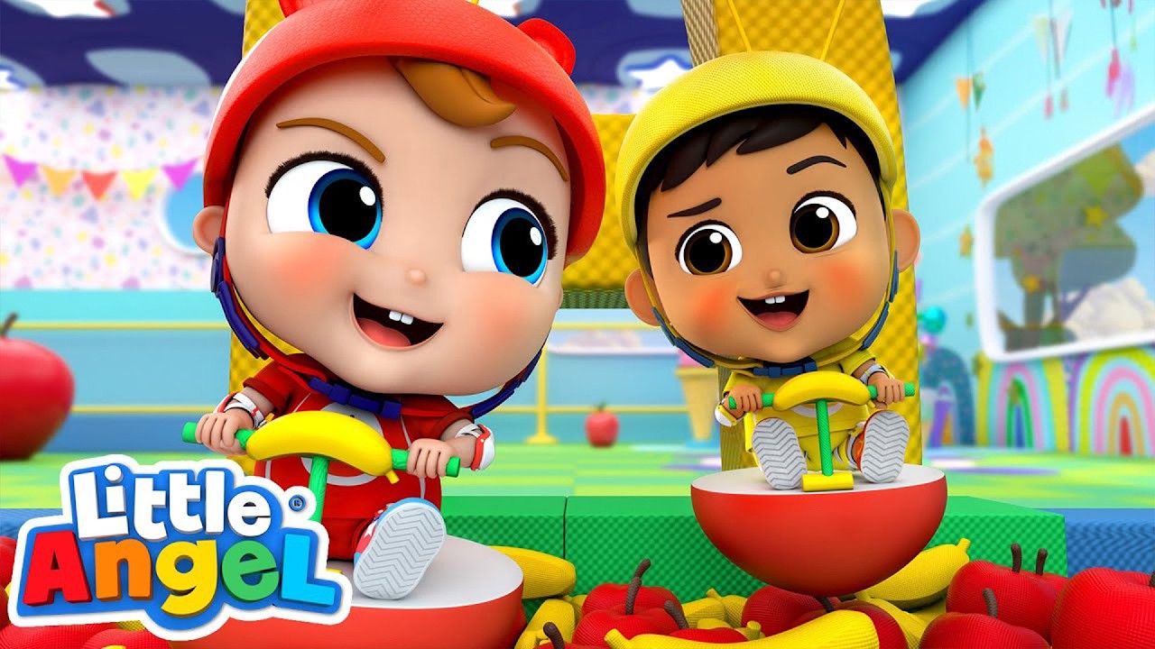 Apples and Bananas Race + More Adventure Songs @LittleAngel Kids Songs & Nursery Rhymes