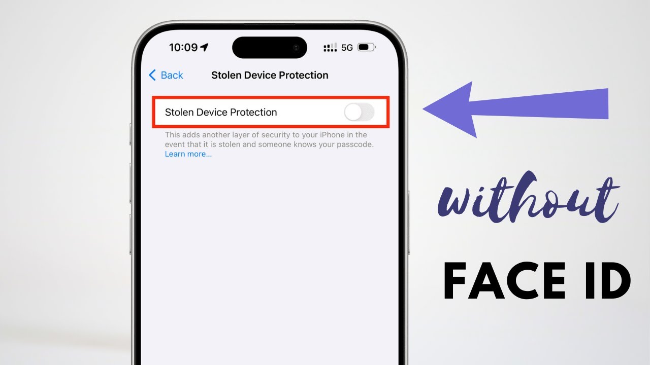 Как отключить защиту от кражи устройства на iPhone без Face ID