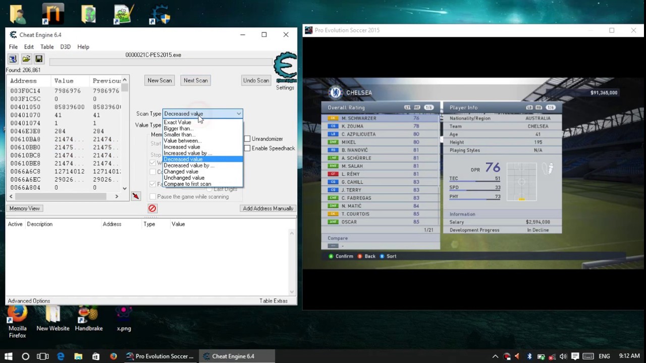 How to hack Pro Evolution Soccer 2015 Master League Money