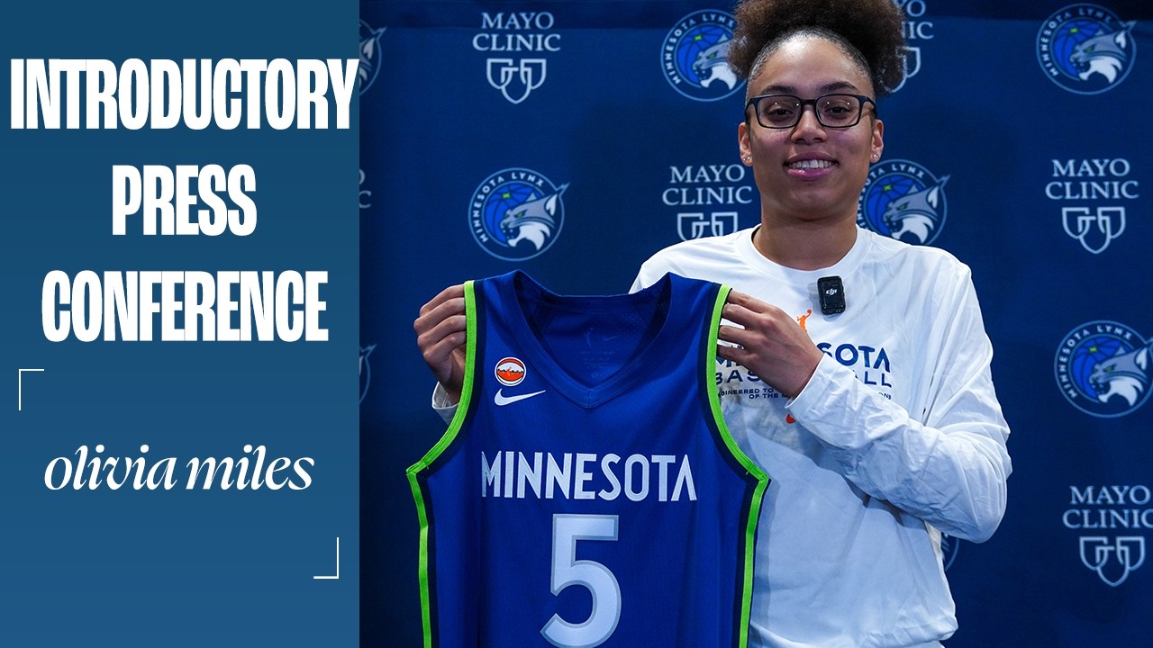 Вступительная пресс-конференция Оливии Майлз | Миннесота Линкс | Драфт WNBA 2026