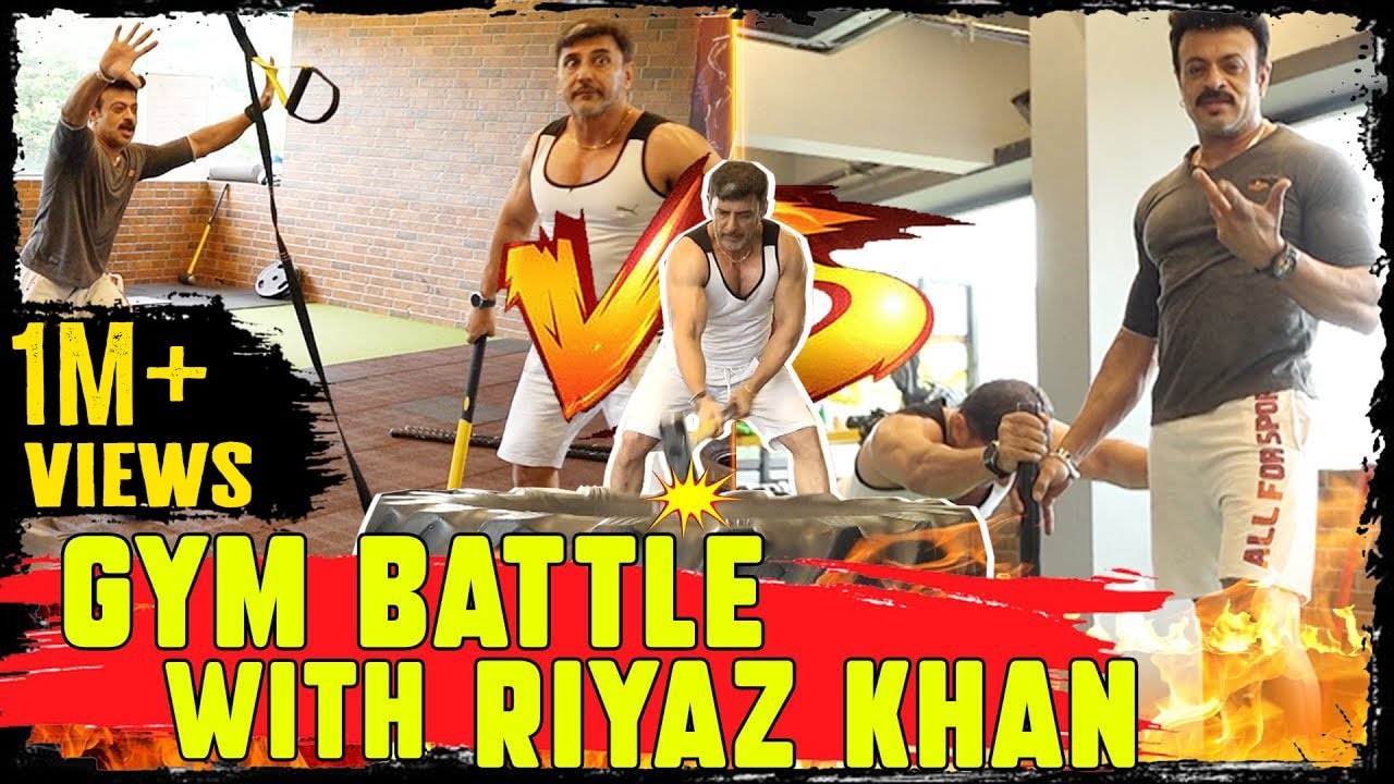 Gym battle with Riyaz Khan🤜🏻🤛🏻 | King Prithiveeraj