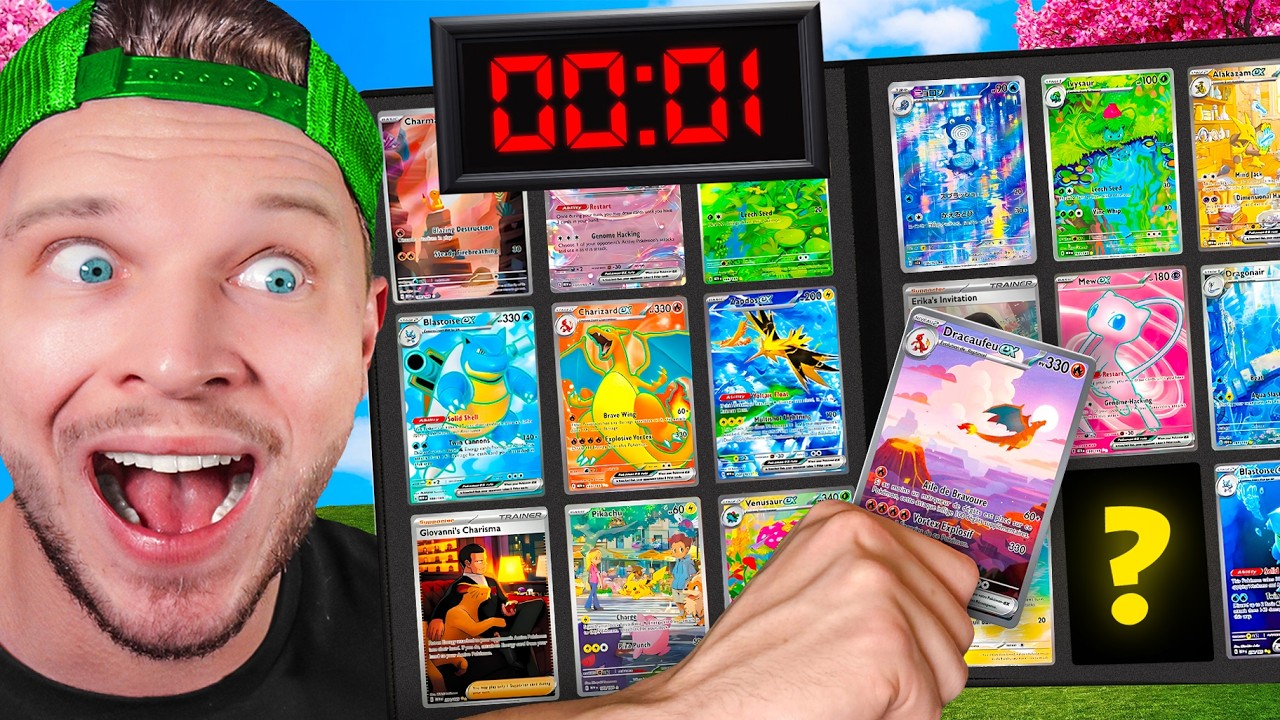 Je dois Compléter le set 151 Pokémon en 48h sinon j’offre ma collection !
