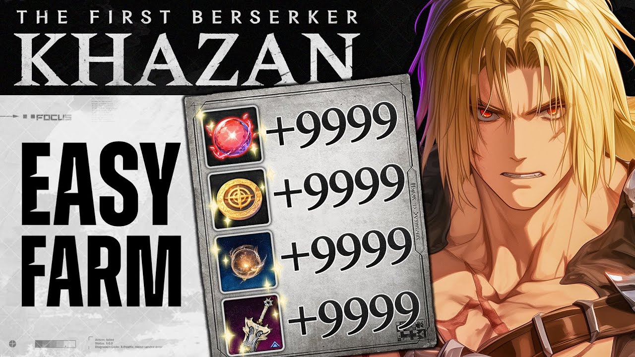 NEW BEST 4 Midgame Spots To EASY Farm Levels, Gold & Gear in The First Berserker Khazan 2.8M Lacrima