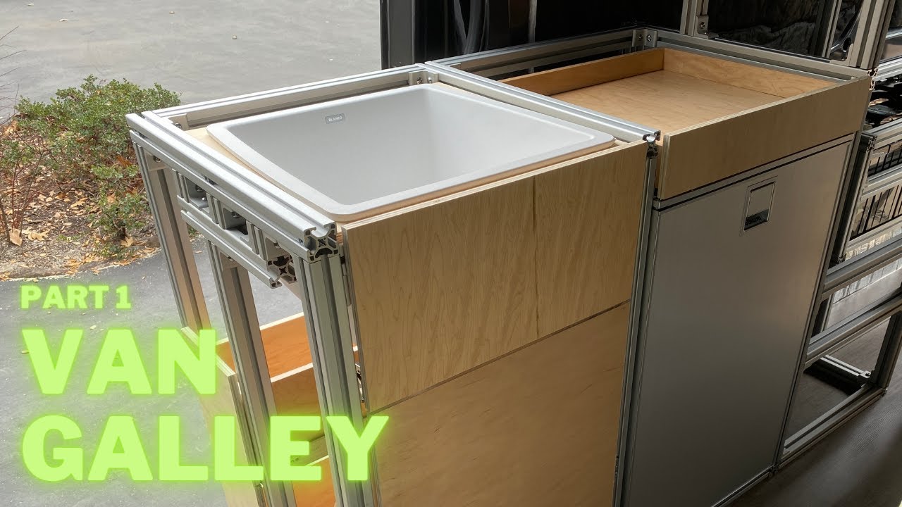 How To Build A Van Galley Unit - Drawers / Sink / Fridge (Part 1 of 2)