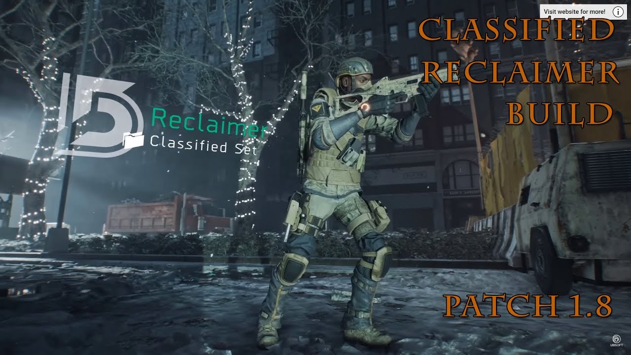 Засекреченный Снабженец. Reclaimer Classified. The Division. Patch 1.8