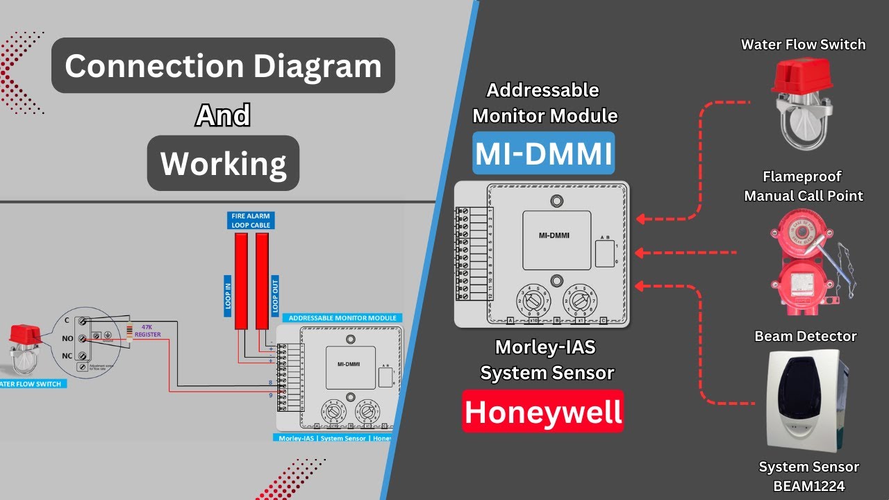 Morley-IAS (Honeywell) MI-DMMI Addressable Monitor Module: Wiring & Function Explained