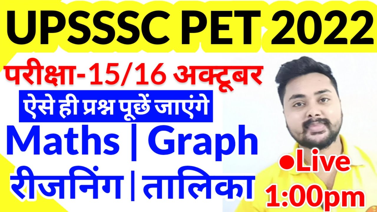Pet Mock Test 2022 || Upsssc Pet Practice Set 2022