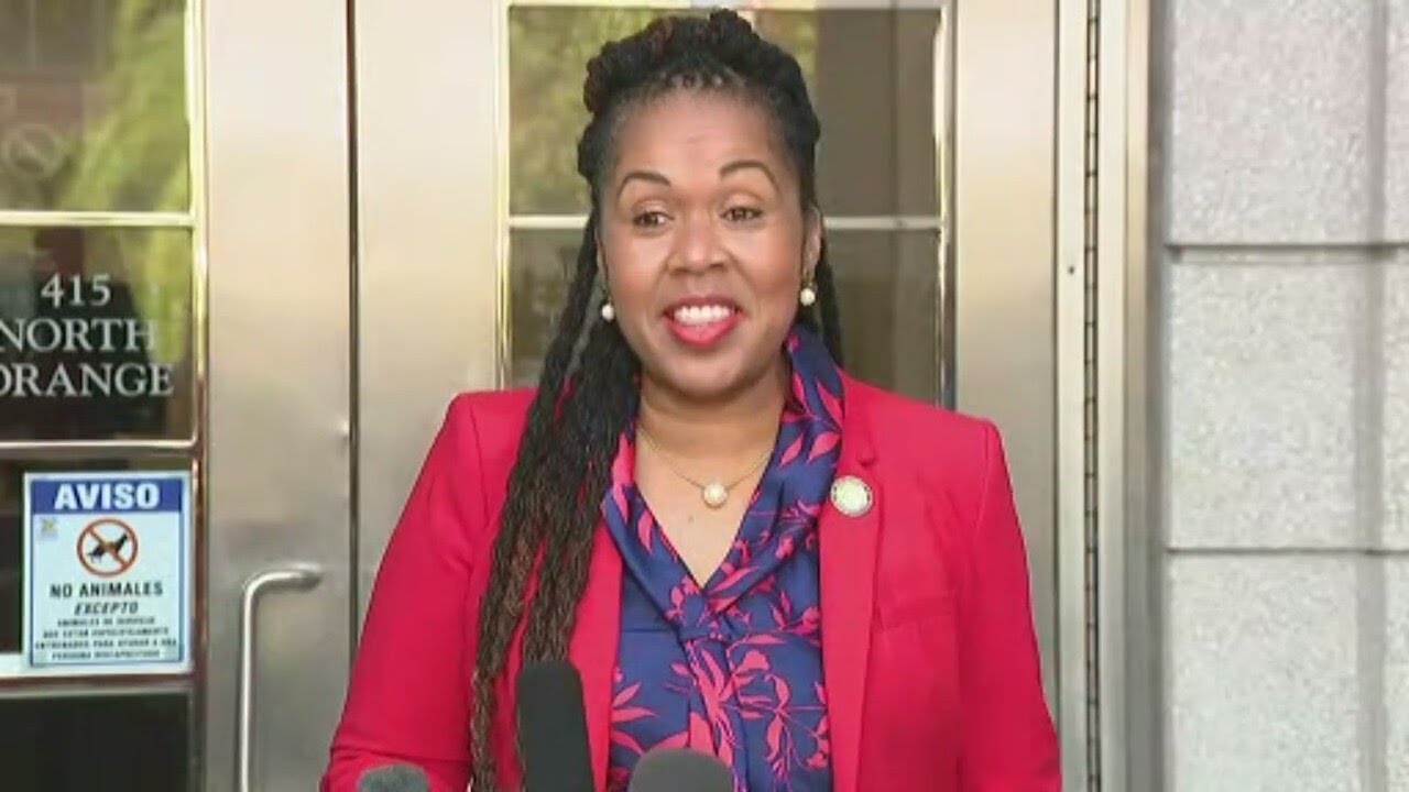 Monique Worrell speaks after state attorney suspension