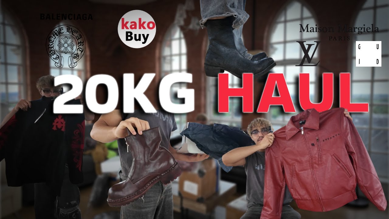 20KG UNIQUE KAKOBUY HAUL (CHROME HEARTS, ACNE STUDIOS, ERD, GUIDI, UNDERCOVER , VIVIENNE WESTWOOD
