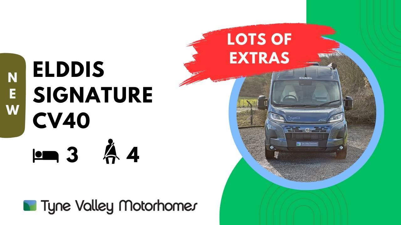 Elddis Signature CV40 2025 года | Видеообзор Campervan