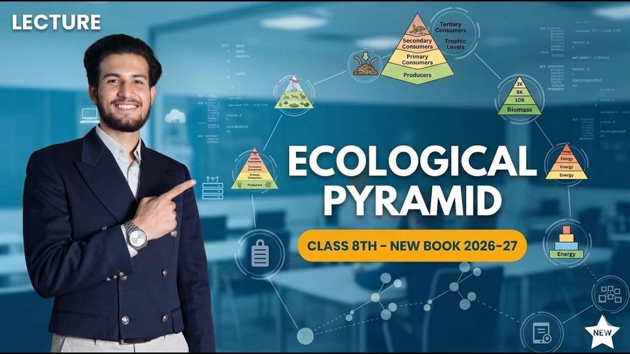 8th Class General Science Chapter 1 - Ecological Pyramid  - Class 8 General Science Book Chapter 1