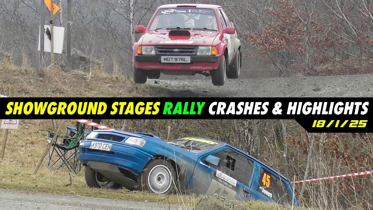 Showground Stages Rally Crashes, Highlights & Pure Sound, 18/1/25
