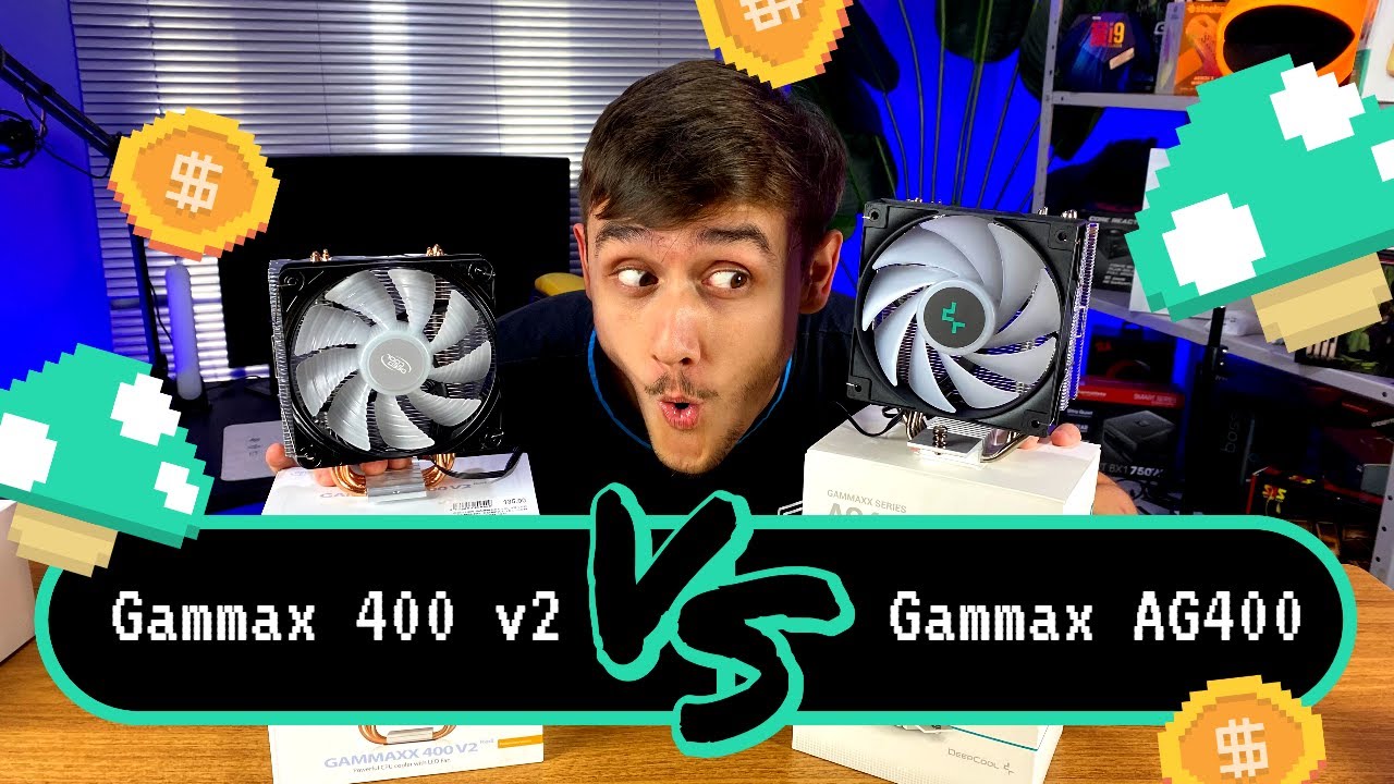 O melhor AIR COOLER até R$ 150,00 - Deepcool Gammaxx AG400 vs 400 V2