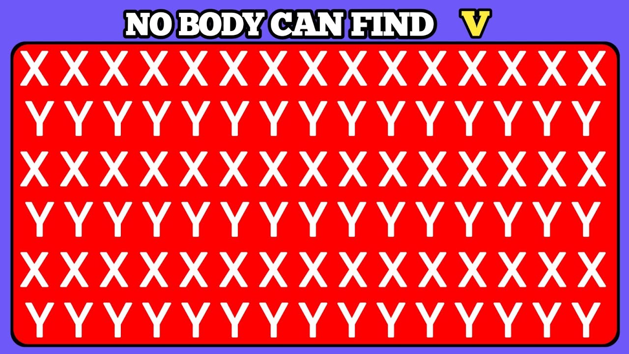 Spot the Odd One Out | Test your observation skills | Number and Letter Edition 