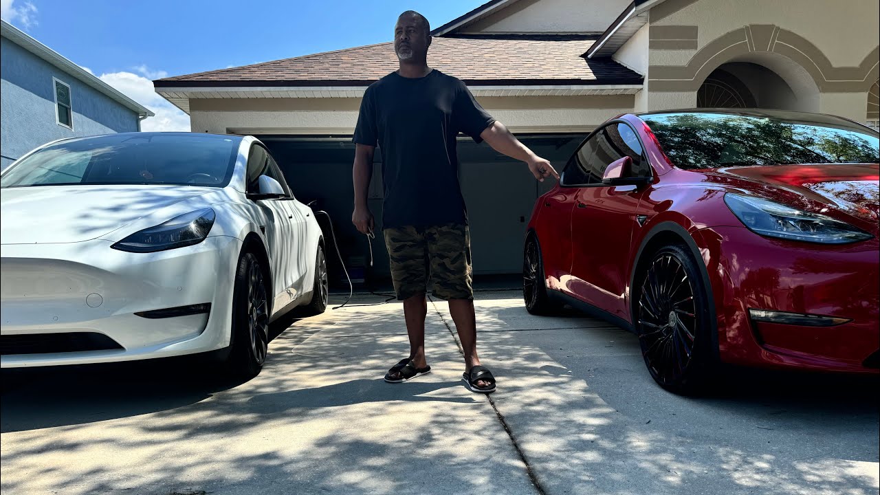 Tesla Model Y custom wheels vs factory