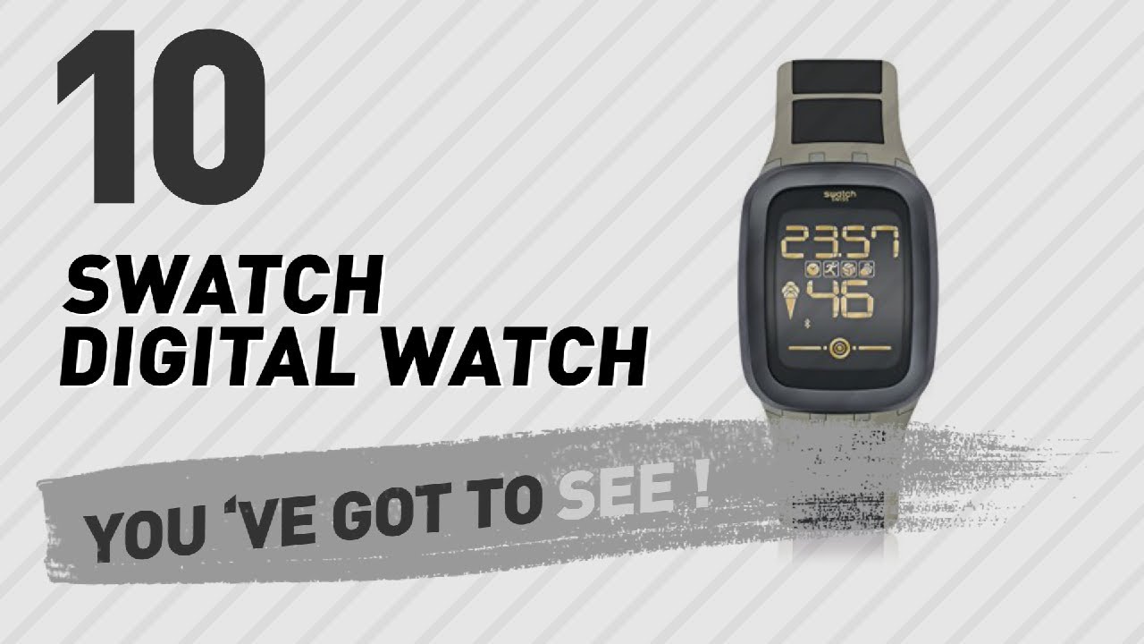 Top 10 Swatch Digital Watch // New & Popular 2017