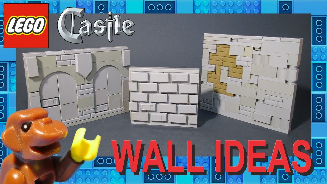 LEGO Techniques | 3 LEGO Wall Ideas YOU can Build!