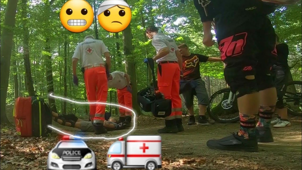 Böser Mtb Unfall endet mit Polizei und Rettungswagen  im Wald /Aufklärungs Video / Ride it Official